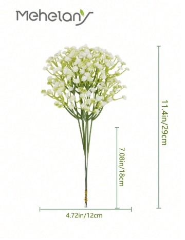 Plante artificiale, 6 bucati SHEIN, alb
