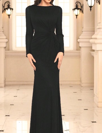 Rochie lunga Everlyl, negru