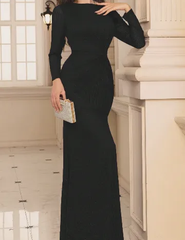 Rochie lunga Everlyl, negru