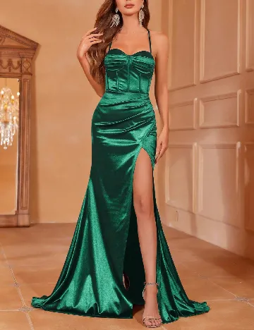 Rochie lunga Faeriesty, verde