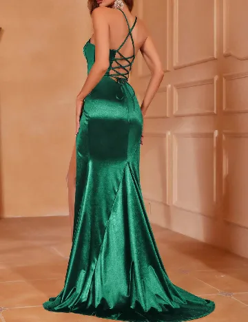 Rochie lunga Faeriesty, verde