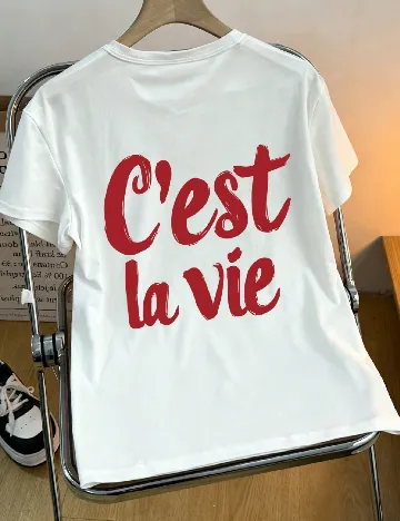 Tricou SHEIN CURVE, alb