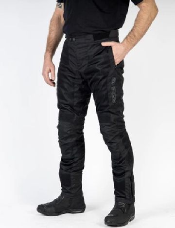 Pantaloni de motocicletă Ozone, negru