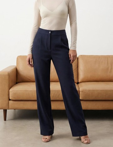 Pantaloni TRENDYOL, bleumarin