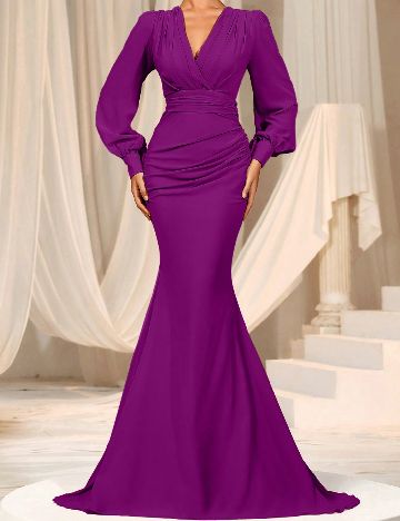 Rochie lunga Faeriesty, mov