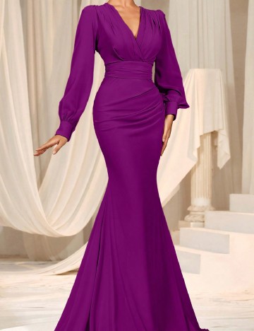 Rochie lunga Faeriesty, mov