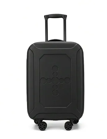 Troler, 36 x 52 x 28 cm SHEIN, negru