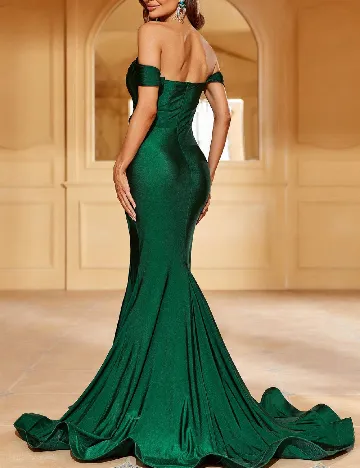 Rochie lunga Faeriesty, verde
