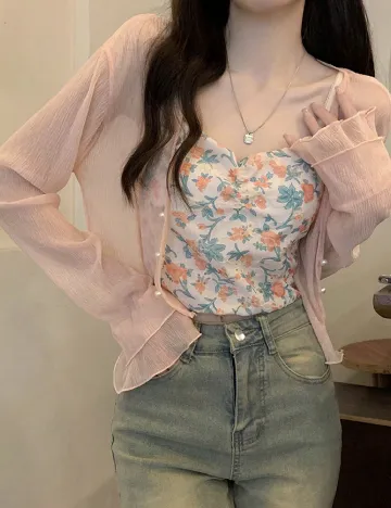 Bolero SHEIN, roz