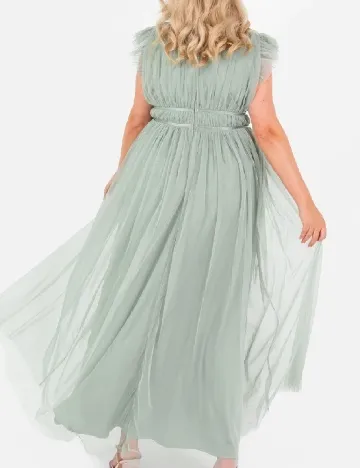 Rochie lunga Anaya With Love Plus Size, verde