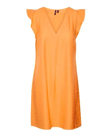 Rochie scurta Vero Moda, portocaliu