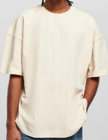 Tricou Urban Classics, crem
