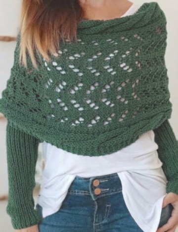 Bolero SHEIN, verde