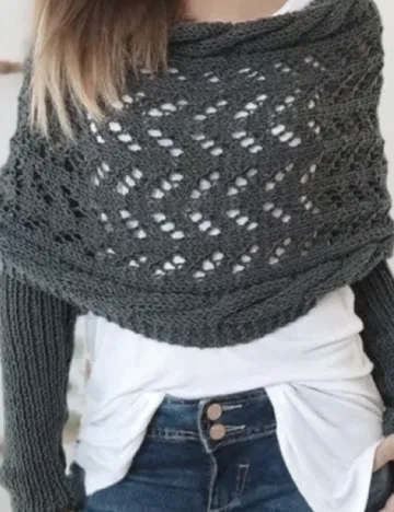Bolero SHEIN, gri