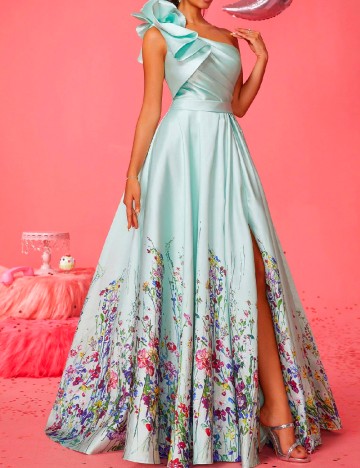 Rochie lunga Smilprince, verde