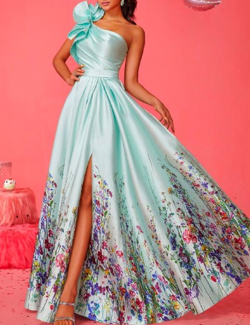 Rochie lunga Smilprince, verde