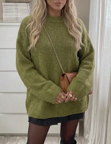 Pulover SHEIN, verde