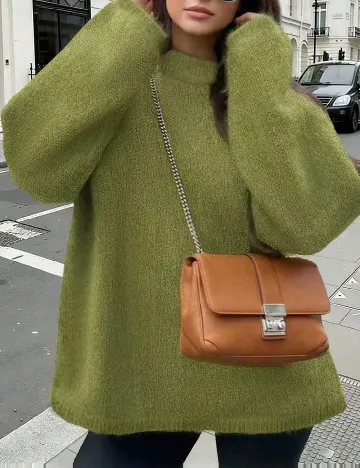 Pulover SHEIN, verde