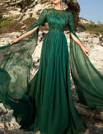Rochie lunga SHEIN, verde