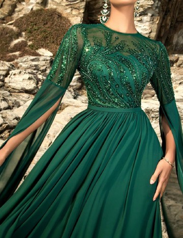 Rochie lunga SHEIN, verde
