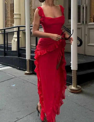 Rochie lunga SHEIN, rosu