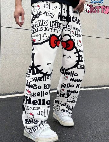 Pantaloni SHEIN, alb