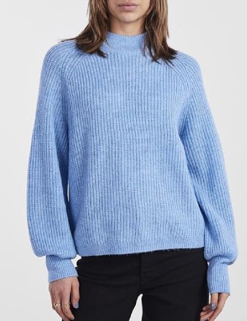 Bluza Pieces, albastru