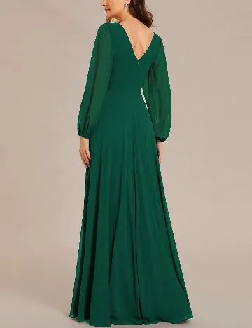Rochie lunga Ever-Pretty, verde