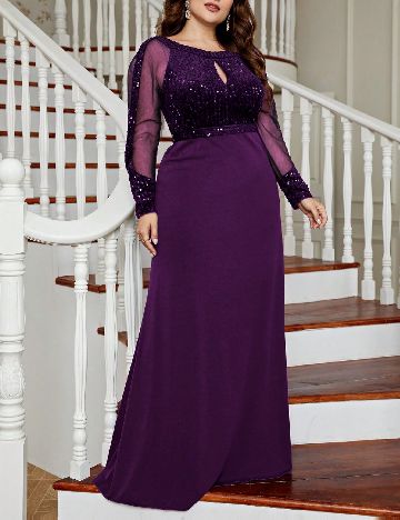 Rochie lunga Mgiacy, mov