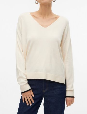 Bluza Vero Moda, ecru