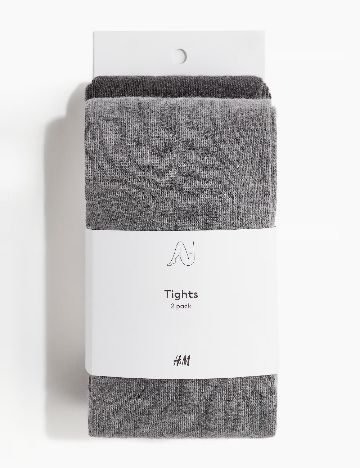 Set ciorapi 2 perechi H&M, gri