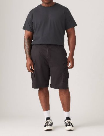 Pantaloni scurti Levi S Plus Size, gri inchis