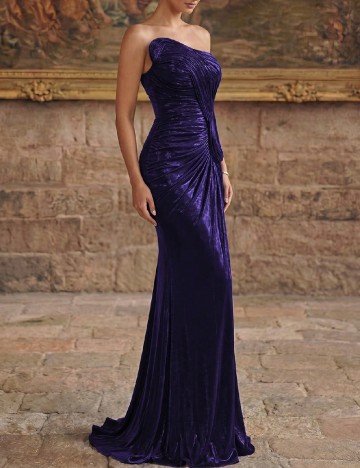 Rochie lunga Smilprince, mov