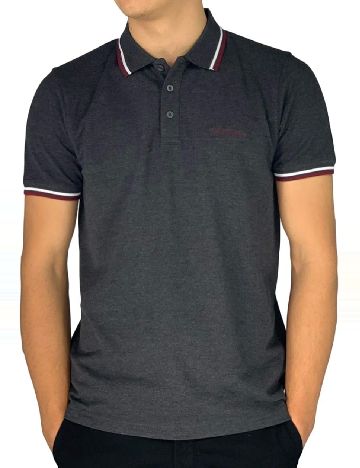Tricou Pierre Cardin, gri inchis