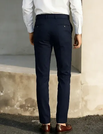 Pantaloni SHEIN, bleumarin