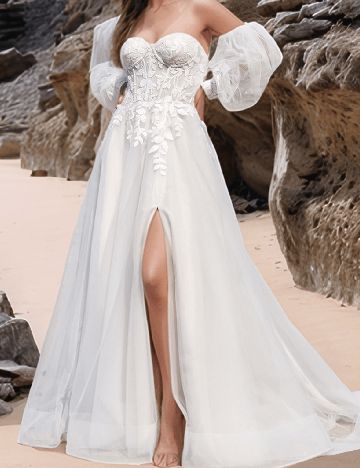 Rochie lunga SHEIN, alb