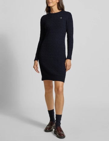 Rochie scurta Gant, bleumarin