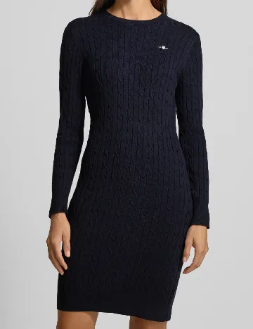 Rochie scurta Gant, bleumarin