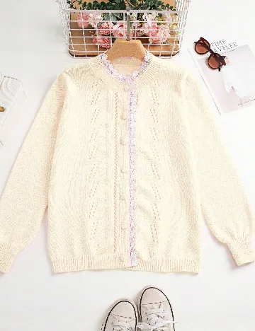 Cardigan SHEIN, crem