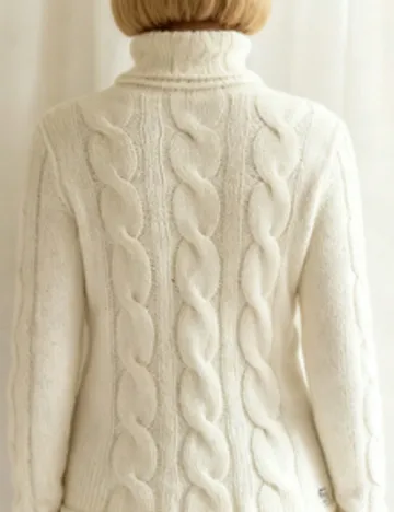 Pulover SHEIN CURVE, ecru