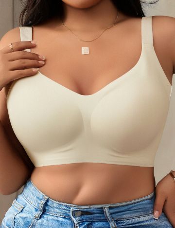 Sutien SHEIN CURVE, crem