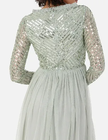 Rochie lunga Maya Deluxe, verde
