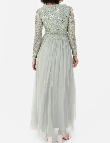 Rochie lunga Maya Deluxe, verde