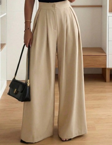 Pantaloni SHEIN, crem