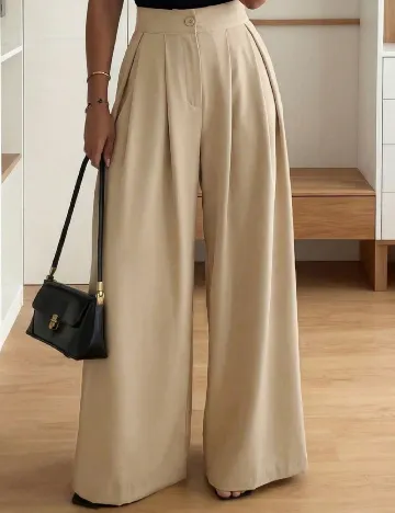 Pantaloni SHEIN, crem