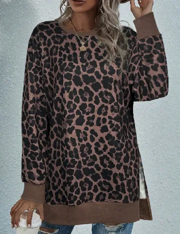 Pulover SHEIN CURVE, animal print
