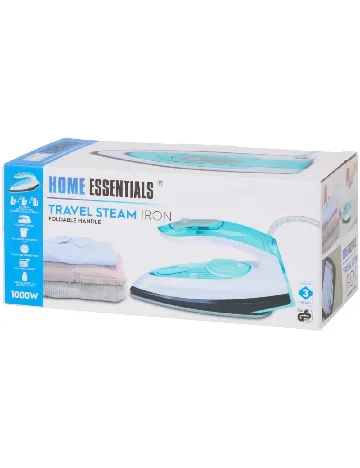 Fier de călcat pliabil Home Essentials, turcoaz