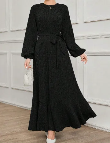 Rochie lunga SHEIN CURVE, negru