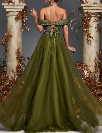 Rochie lunga SHEIN, verde