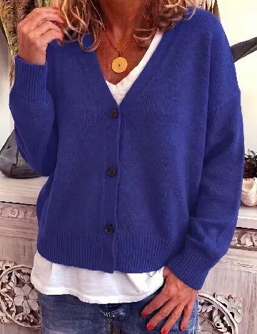 Cardigan SHEIN, albastru